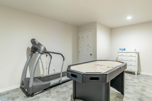 7339 21st St S, Fargo, ND 58104 - rec room with baseboards and recessed lighting
