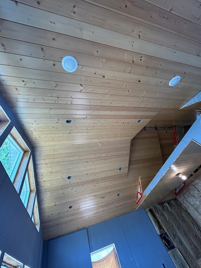 13648 Island Lake Rd W, Lengby, MN 56651 - detailed view of wood ceiling