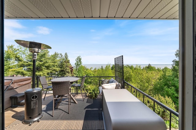 2514 Branch St, Duluth, MN 55812 - balcony with a water view