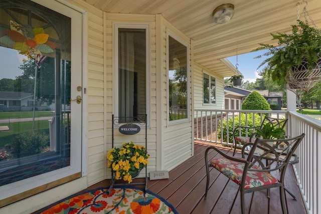 4820 Echo Ct, Faribault, MN 55021 - view of wooden porch