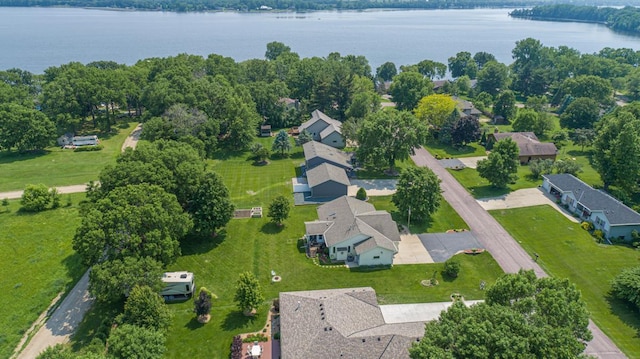 4820 Echo Ct, Faribault, MN 55021 - aerial overview of property's location with a nearby body of water