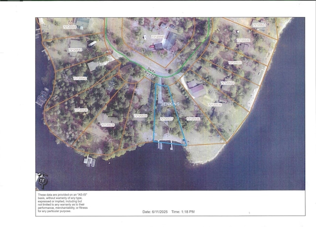 36945 Delta Bay Rd, Pine River, MN 56474 - aerial view of property's location with property parcel outlined