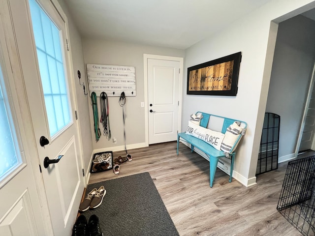534 Main St, Perham, MN 56573 - foyer featuring wood finished floors