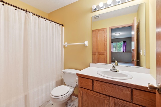 15616 84th St NE, Otsego, MN 55330 - full bathroom featuring vanity, shower / bath combo, and tile patterned flooring