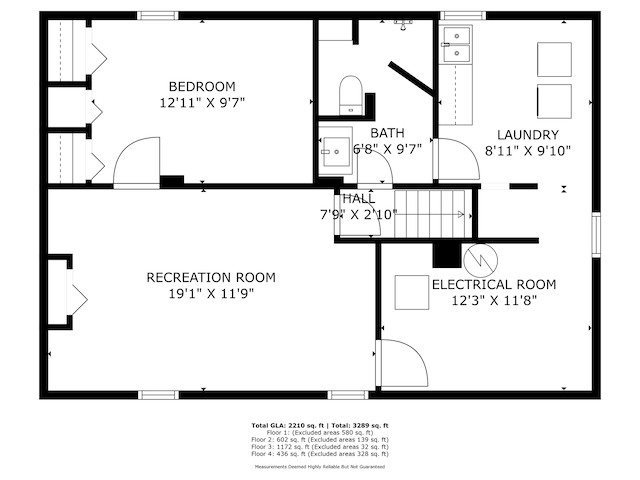 3521 26th St, Minneapolis, MN 55406 - view of home floor plan