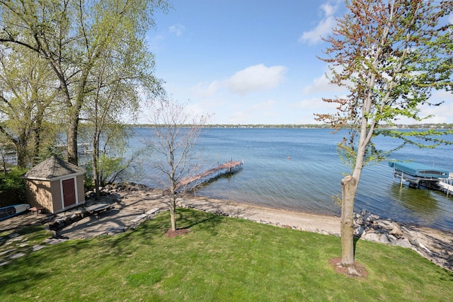 1709 1/2 Pulaski Rd, Buffalo, MN 55313 - water view with a dock