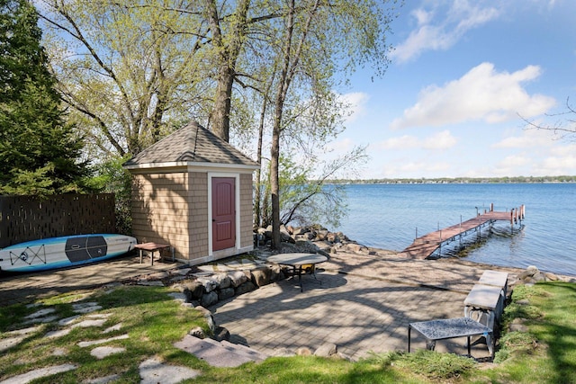 1709 1/2 Pulaski Rd, Buffalo, MN 55313 - dock area featuring a water view