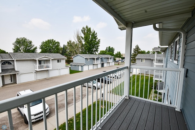 2515 25th St S Unit 303H, Fargo, ND 58103 - balcony featuring a residential view