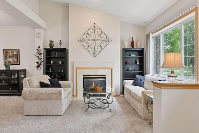 2014 Stahlke Way, Chaska, MN 55318 - living room featuring carpet floors and a fireplace