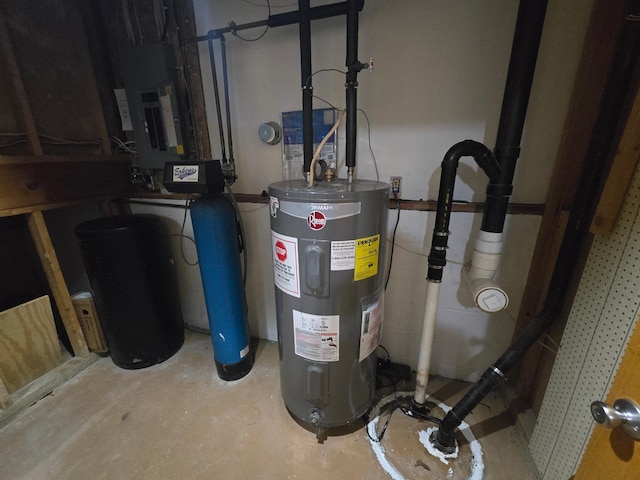 27891 Jerboa Ln, Cold Spring, MN 56320 - utility room with electric water heater and electric panel
