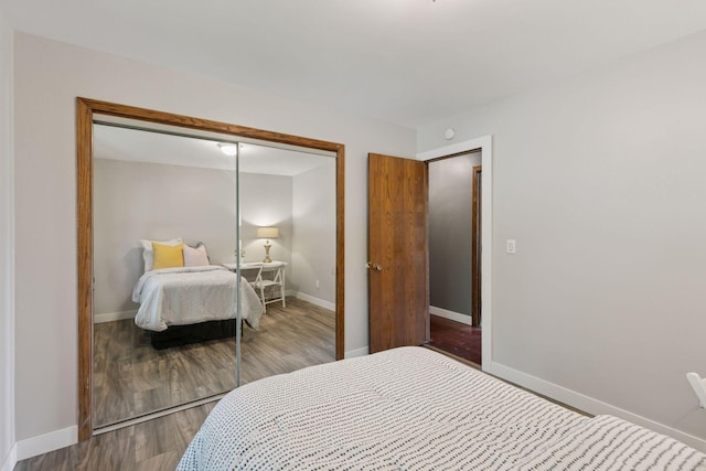 9700 265th St, Elko New Market, MN 55020 - bedroom with wood finished floors and a closet