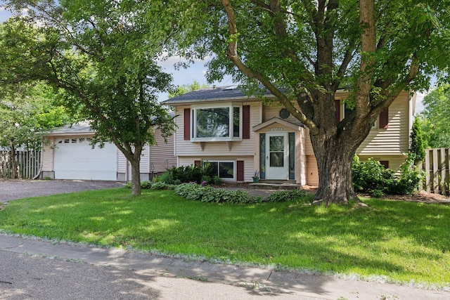 9700 265th St, Elko New Market, MN 55020 - bi-level home featuring a detached garage