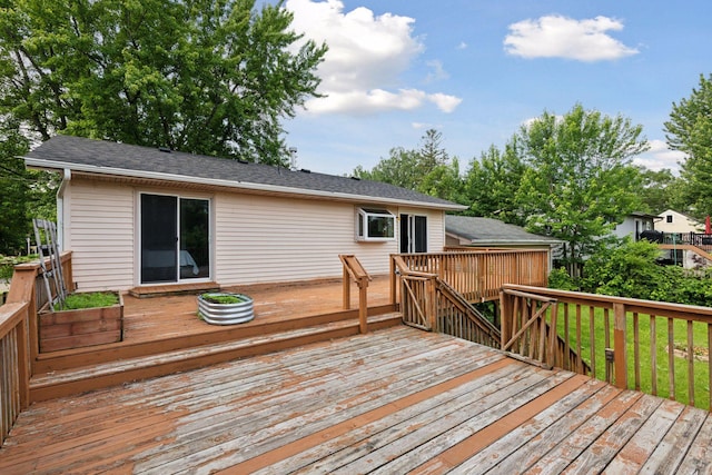9700 265th St, Elko New Market, MN 55020 - view of wooden deck