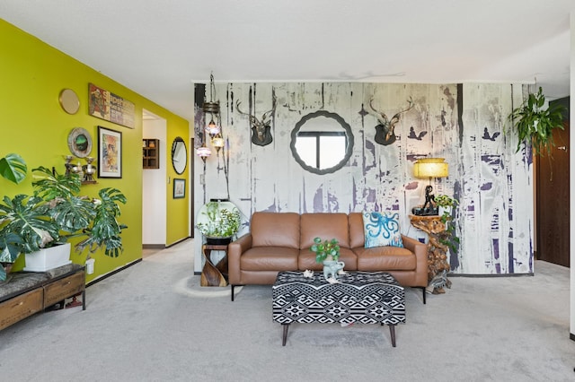 1181 Edgcumbe Rd Unit 501, Saint Paul, MN 55105 - living room featuring carpet floors and baseboards