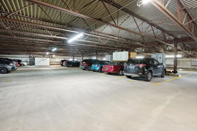 1181 Edgcumbe Rd Unit 501, Saint Paul, MN 55105 - garage featuring metal wall