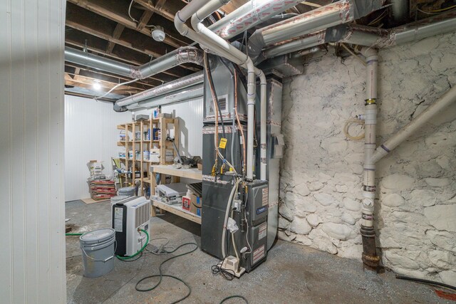 121 Hickory St, Chaska, MN 55318 - view of unfinished basement