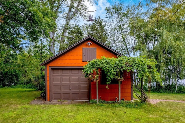 20907 Erickson Ln, Grantsburg, WI 54840 - view of detached garage