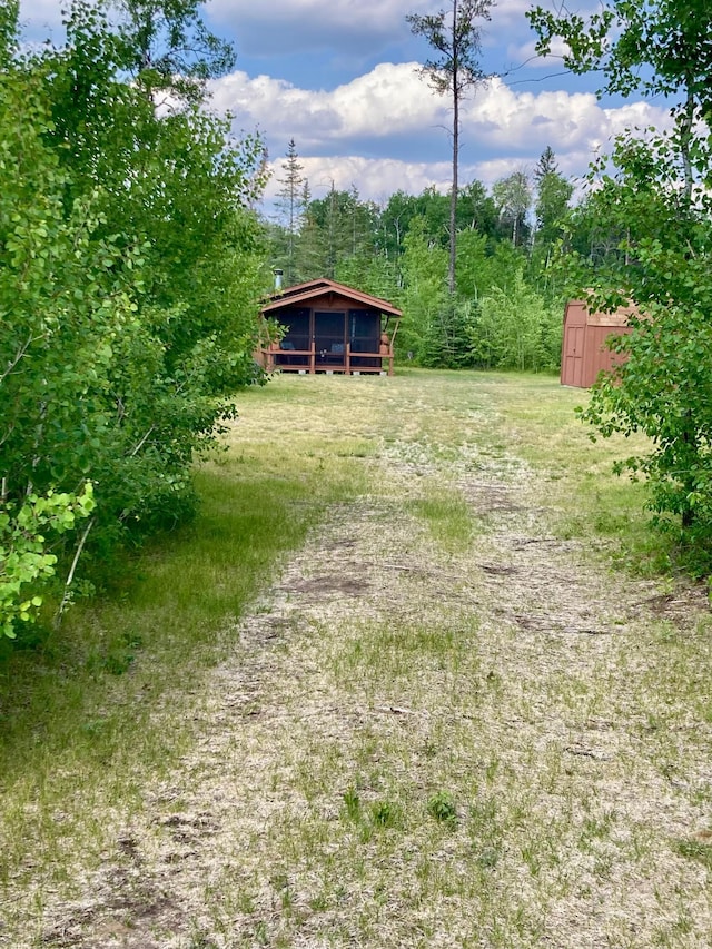 TBD Thompson Forest Rd, Roseau, MN 56751 - view of yard with an outbuilding