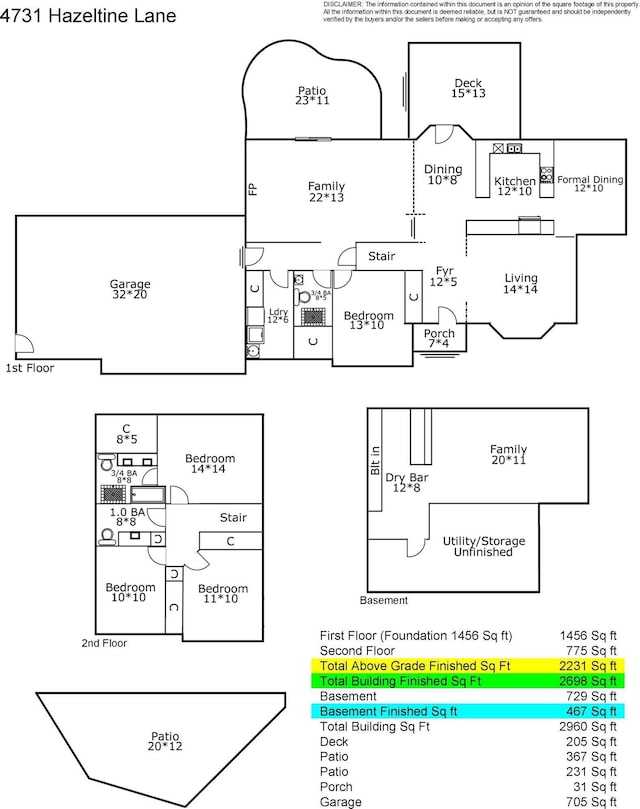 4731 Hazeltine Ln, Eagan, MN 55123 - view of property floor plan