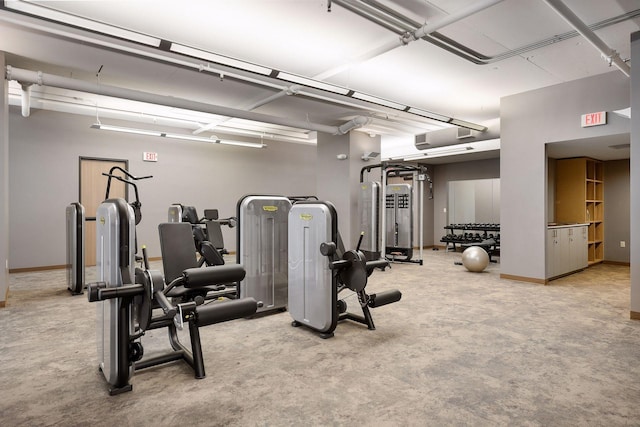 201 11th St Unit 530, Minneapolis, MN 55403 - workout area with carpet