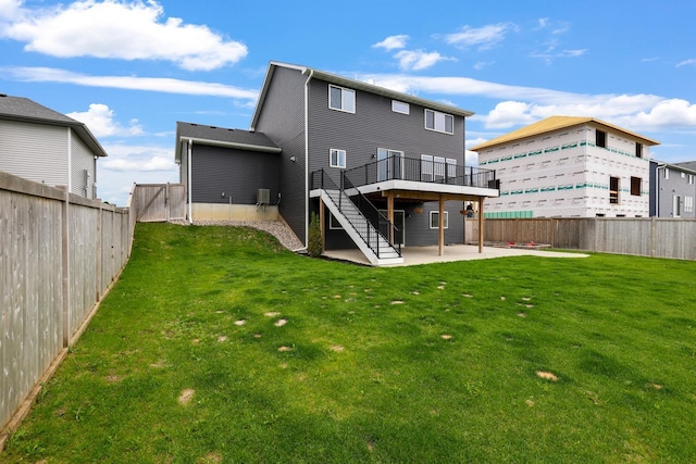 14320 Alder Way, Rosemount, MN 55068 - rear view of property featuring a patio, stairs, a deck, and a fenced backyard