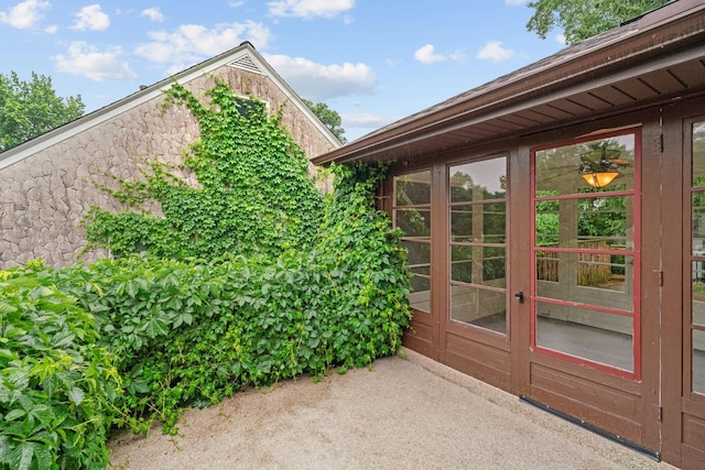 2709 Ewing Ave N, Robbinsdale, MN 55422 - view of patio featuring french doors