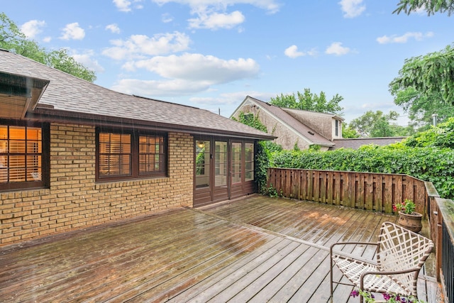 2709 Ewing Ave N, Robbinsdale, MN 55422 - deck with french doors
