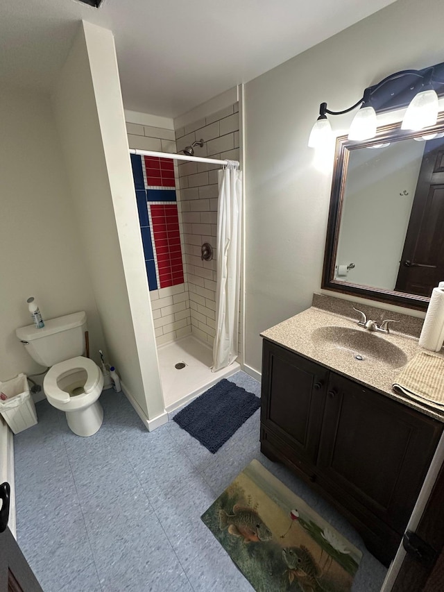 200 Park Ave, Williams, MN 56686 - bathroom featuring vanity, a stall shower, and a bidet