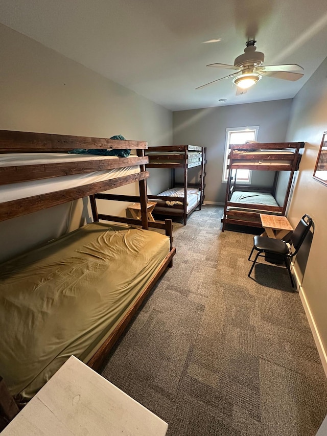 200 Park Ave, Williams, MN 56686 - bedroom with light carpet and a ceiling fan