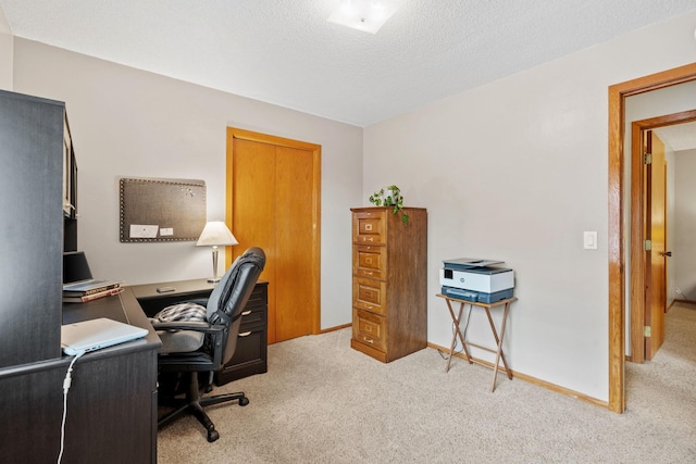 13048 Jay St NW, Coon Rapids, MN 55448 - carpeted office with baseboards and a textured ceiling