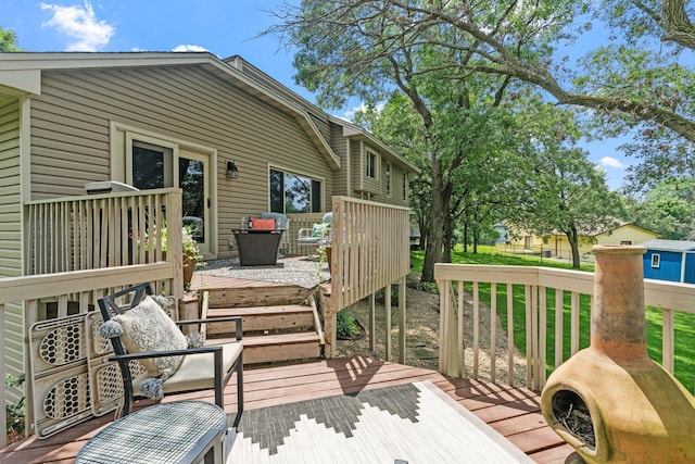 13048 Jay St NW, Coon Rapids, MN 55448 - view of wooden deck