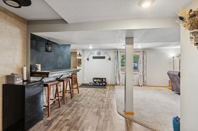 2796 269th Ave NE, Isanti, MN 55040 - bar area featuring wood finished floors and a textured ceiling