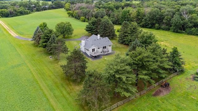 2771 County Line Ave, Osceola, WI 54020 - overview of rural landscape