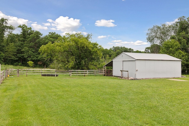 2771 County Line Ave, Osceola, WI 54020 - view of yard with an outbuilding and an outdoor structure