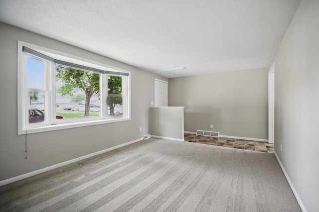 455 Sylvan St, Owatonna, MN 55060 - carpeted spare room with baseboards and a textured ceiling
