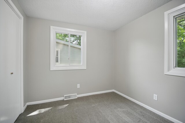 455 Sylvan St, Owatonna, MN 55060 - carpeted spare room with a textured ceiling and baseboards