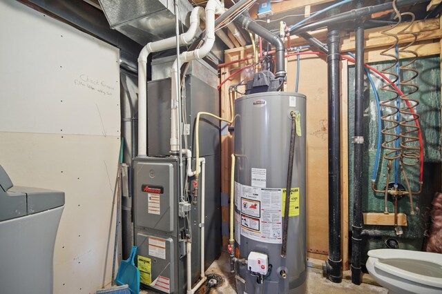455 Sylvan St, Owatonna, MN 55060 - utilities with water heater and heating unit