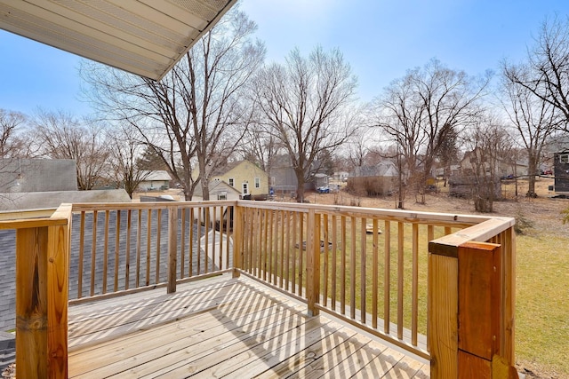 1115 3rd St NW, Faribault, MN 55021 - deck featuring a residential view