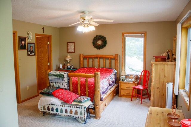 29042 County Road 4, Breezy Point, MN 56472 - bedroom featuring carpet and ceiling fan