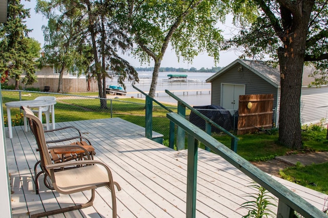 29042 County Road 4, Breezy Point, MN 56472 - deck with a water view