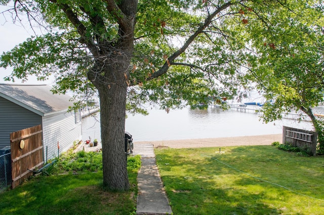 29042 County Road 4, Breezy Point, MN 56472 - view of yard with a water view