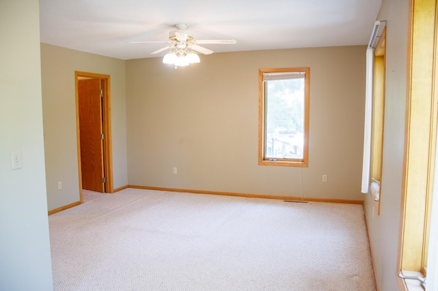 29042 County Road 4, Breezy Point, MN 56472 - empty room featuring ceiling fan and light carpet