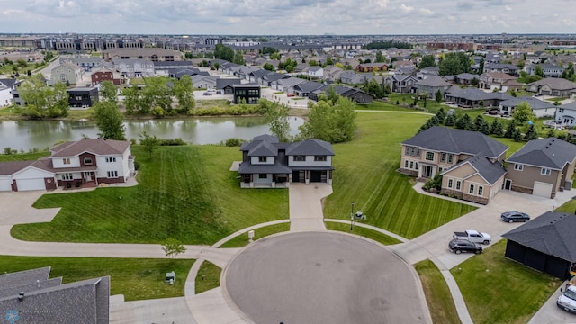 3405 4th St E, West Fargo, ND 58078 - aerial perspective of suburban area featuring a nearby body of water