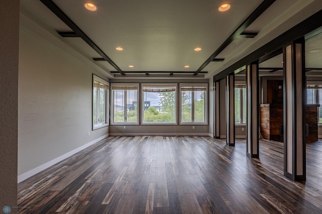 3405 4th St E, West Fargo, ND 58078 - unfurnished sunroom featuring wood finished floors and recessed lighting