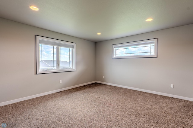 3405 4th St E, West Fargo, ND 58078 - spare room with carpet flooring and recessed lighting