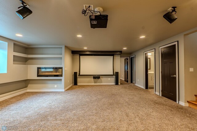 3405 4th St E, West Fargo, ND 58078 - cinema room with carpet flooring and recessed lighting
