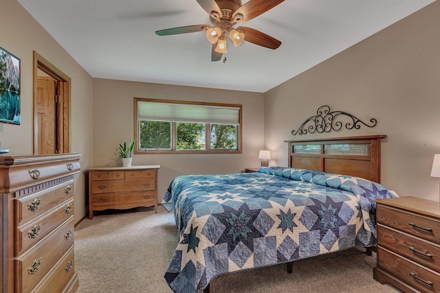 2708 Tranquility Dr, Saint Cloud, MN 56301 - carpeted bedroom with a ceiling fan