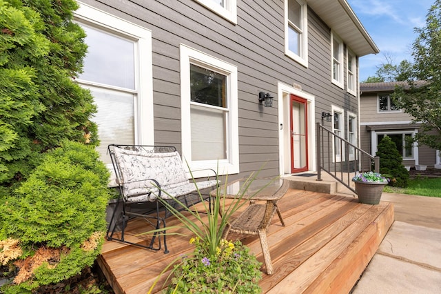 14500 Raleigh Ave, Savage, MN 55378 - view of wooden deck