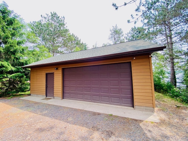 N14220 Island View Rd, Minong, WI 54859 - view of detached garage