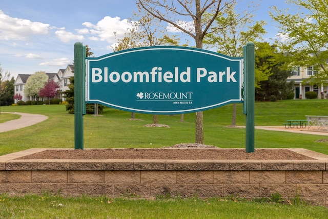 14896 Brenner Ct, Rosemount, MN 55068 - community / neighborhood sign with a yard